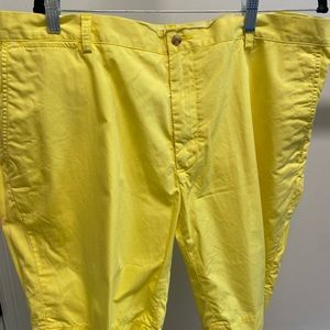 Yellow Polo Shorts